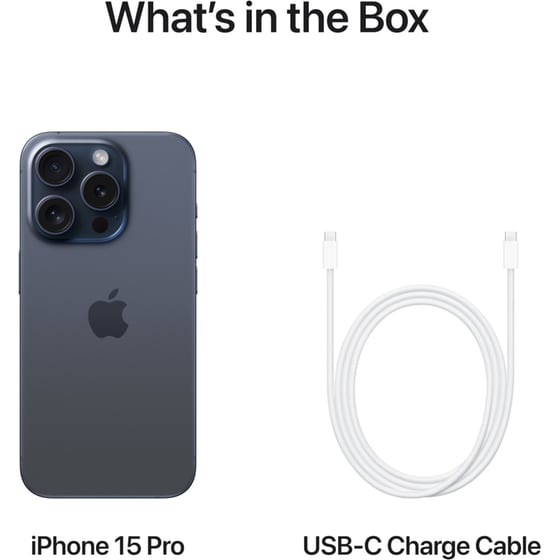 APPLE iPhone 15 Pro 128GB - Blue Titanium - Image 9