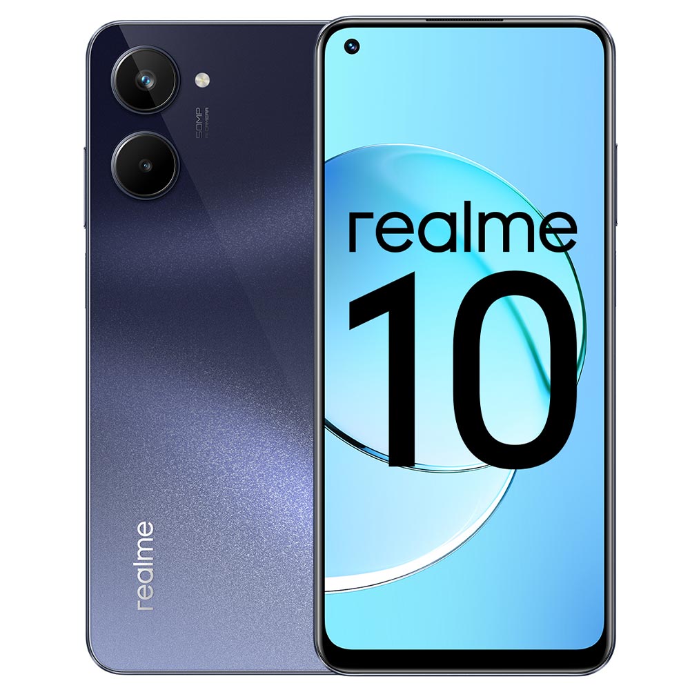 Realme 10 4G 128GB - Rush Black