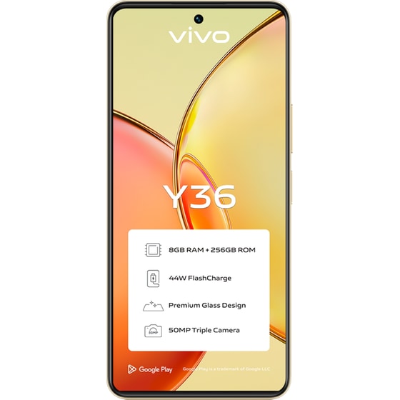 VIVO Y36 4G 256GB - Vibrant Gold - Image 2