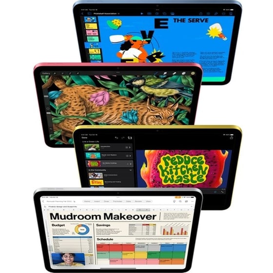 Apple iPad 10.9" 2022  256GB Wi-Fi + Cellular - Silver - Image 3