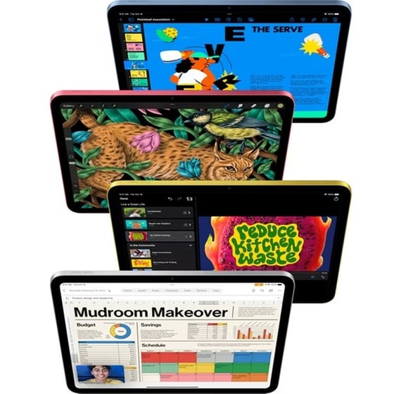 Apple iPad 10.9" 2022  64GB Wi-Fi + Cellular - Pink - Image 3