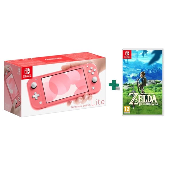Nintendo Switch Lite Coral & The Legend of Zelda: Breath of the Wild