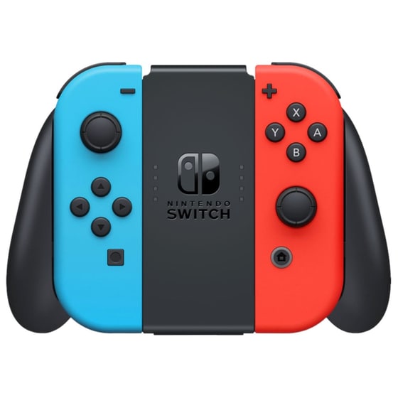 Nintendo Switch OLED Model Neon Blue/Neon Red - Image 4