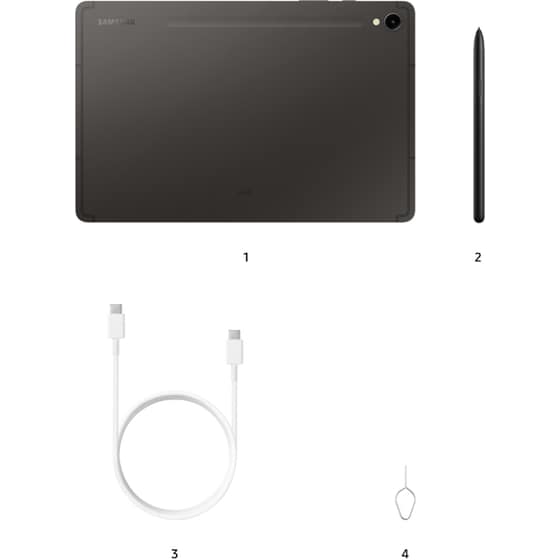 Samsung Galaxy Tab S9 Tablet 12GB/256GB 5G - Graphite - Image 4