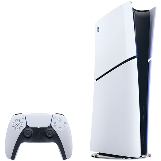 PlayStation 5 Digital Edition Slim & DualSense Wireless Controller - White - Image 3