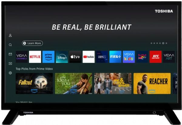 TOSHIBA 24WV2F63DG 24'' LED HD READY SMART WIFI VIDAA