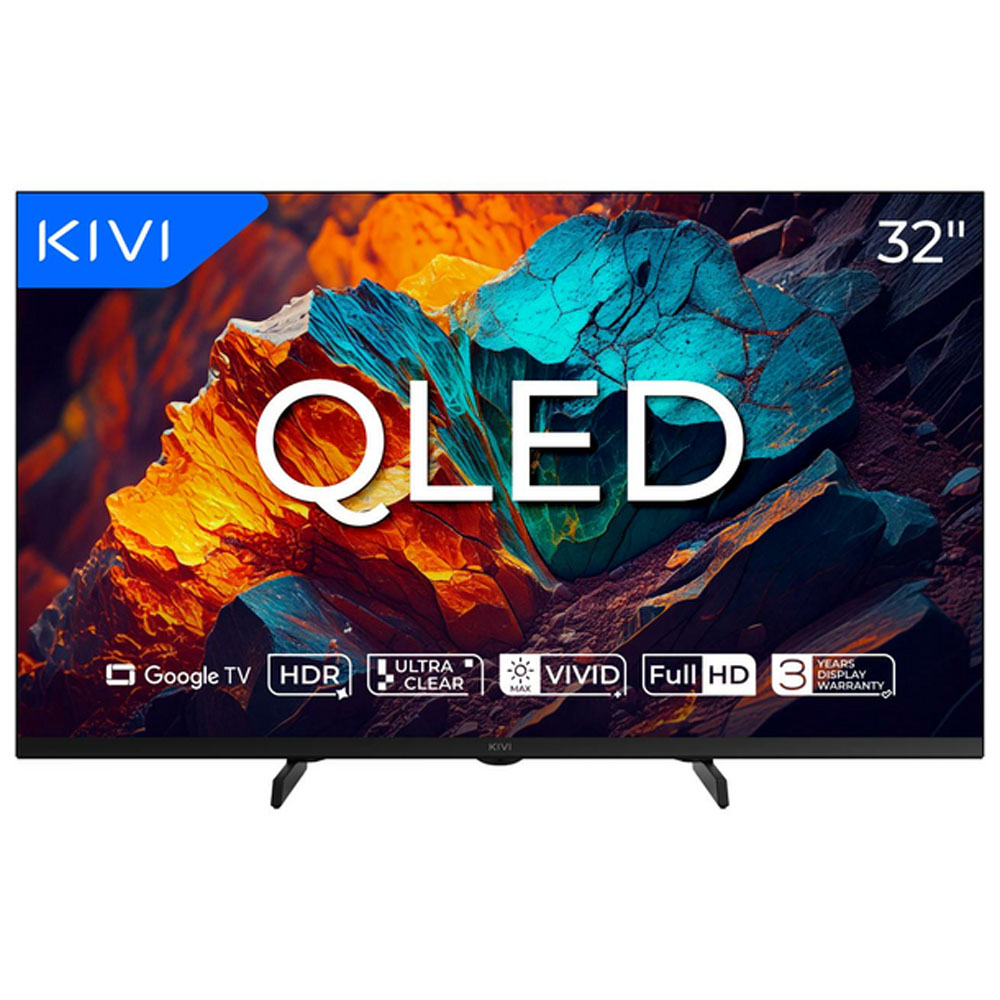 KIVI Prime E5 32F720QB 32" FHD QLED Smart Google black