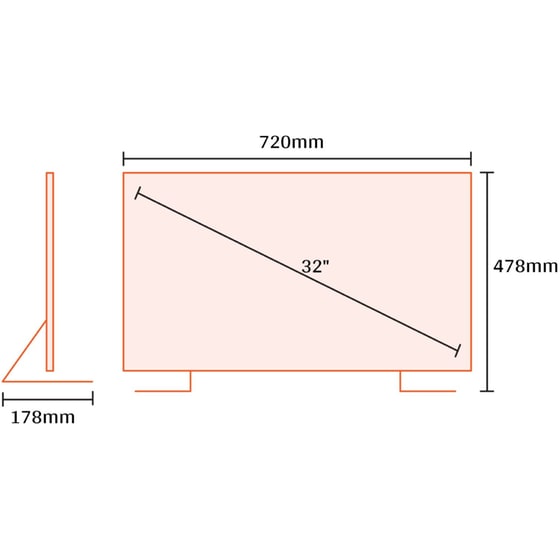 LG LED 32" Full HD Smart TV 32LR60006LA - Image 3
