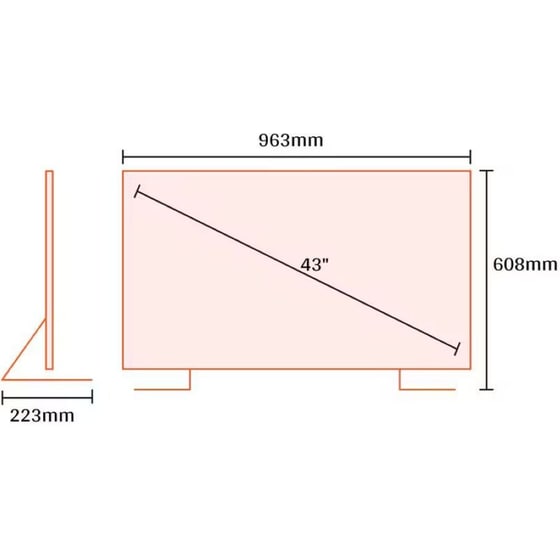 HISENSE LED 43A6N 43" 4K Smart TV - Image 3