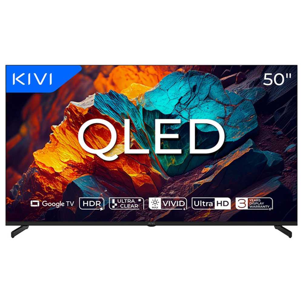 KIVI Prime E5 50U720QB 50" 4K UHD QLED Smart Google black