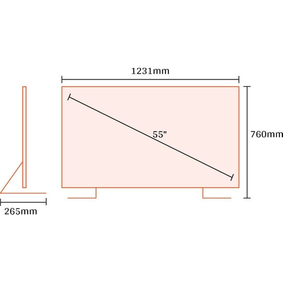 SHARP QLED 55GP6260 55" 4K Google TV - Image 2