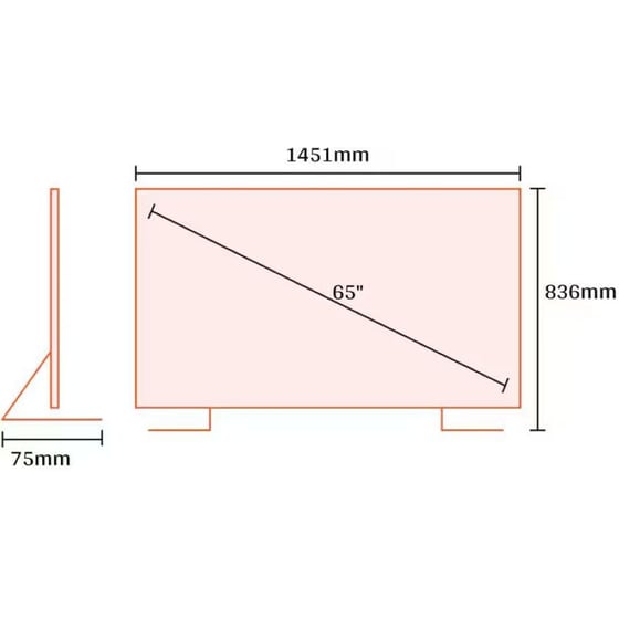 HISENSE QLED 65E7NQ PRO 65" 4K Smart TV - Image 2