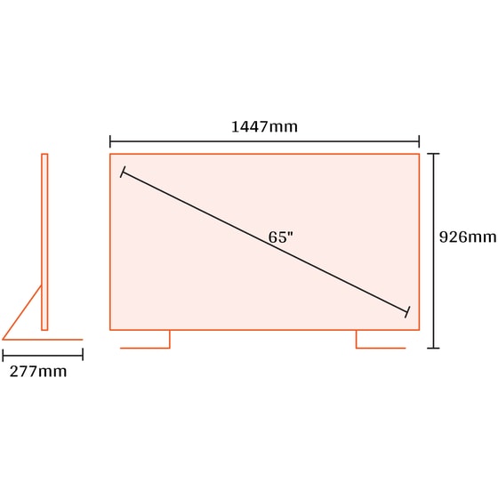 SHARP QLED 65GP7265E 65" 4K Google TV - Image 3
