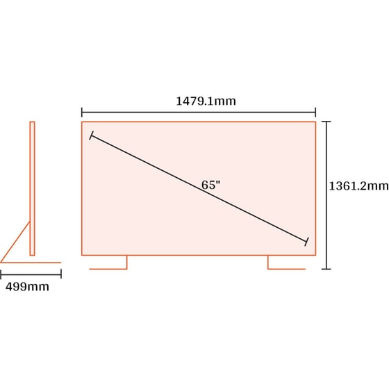 SAMSUNG The Serif QLED 65" 4K Smart 65LS01B - Image 2