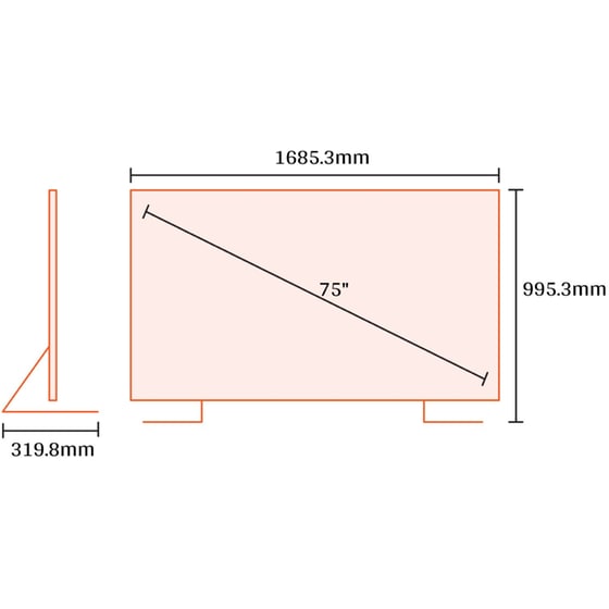 SAMSUNG The Frame Pro Neo QLED 75" 4K Smart TV 75LS03FW - Image 3