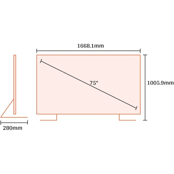 SAMSUNG LED 75" 4K Smart TV 75U8072F - Image 2