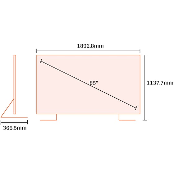 SAMSUNG Neo QLED 85QN80F 85" 4K Smart TV - Image 2