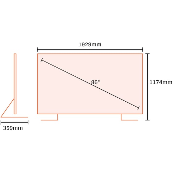 LG QNED 86" 4K Smart TV 86QNED82A6B - Image 3