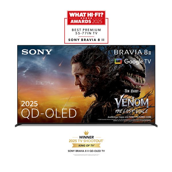 SONY BRAVIA 8 II QD-OLED Google TV (2025) 55" AI XR Processor