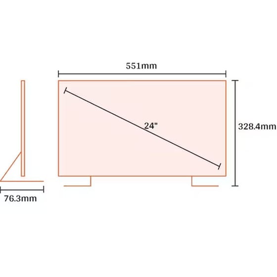 KYDOS LED 24" HD Ready Android K24AH22SD0112V - Image 3