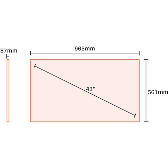 KYDOS LED 43" 4K Android K43AU22SD01B - Image 2