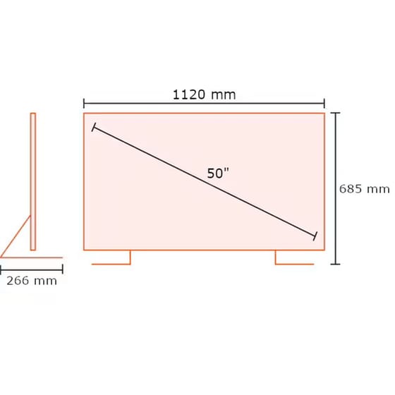 KYDOS LED 50" 4K Android K50AU22SD01B - Image 2