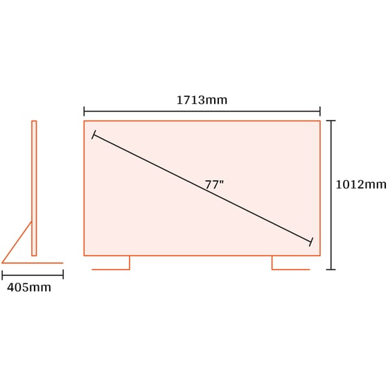 SONY BRAVIA 8 OLED 77" 4K HDR Google Smart TV K77XR80PAEP - Image 2
