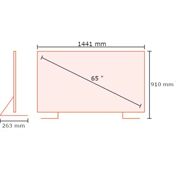 LG OLED 65" 4K Smart TV OLED65G45LW - Image 3