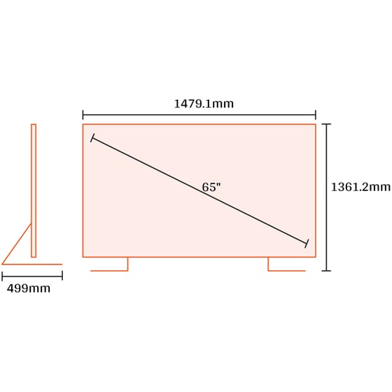 SAMSUNG QLED The Serif QE65LS01D 65" 4K Smart TV - Image 2