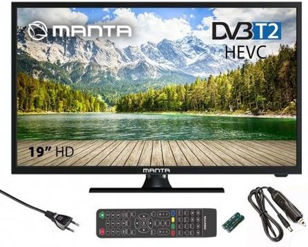 MANTA TV 19LHN123D 19'' LED DVB-C/T2, DC 12V