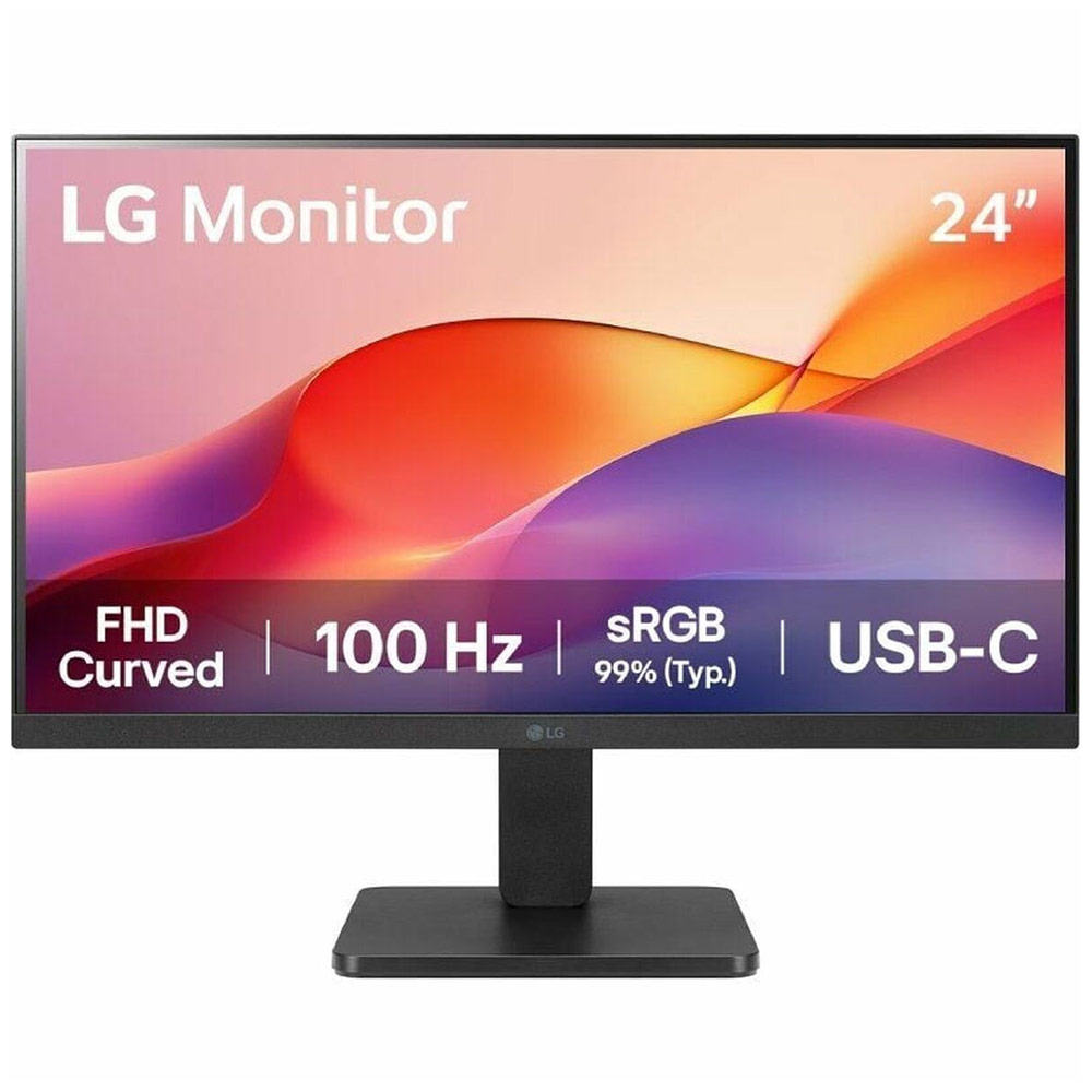 LG 24U421A-B 24.0" FULL HD CURVED 100HZ BLACK