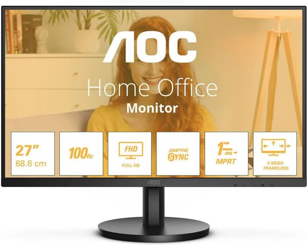 AOC 27B3HMA2 27.0" FULL HD 100HZ SPEAKERS BLACK
