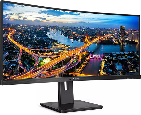 Philips 346B1C 34.0" LED Curved Quad HD Black