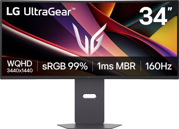 LG 34G600A-B 34.0" VA HDR Curved QHD 3440X1440 160Hz