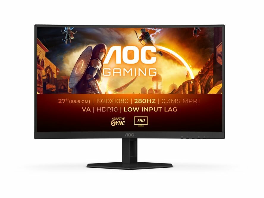 AOC C27G4ZXE 27.0" Curved Gaming Monitor FHD 0.3ms 280Hz