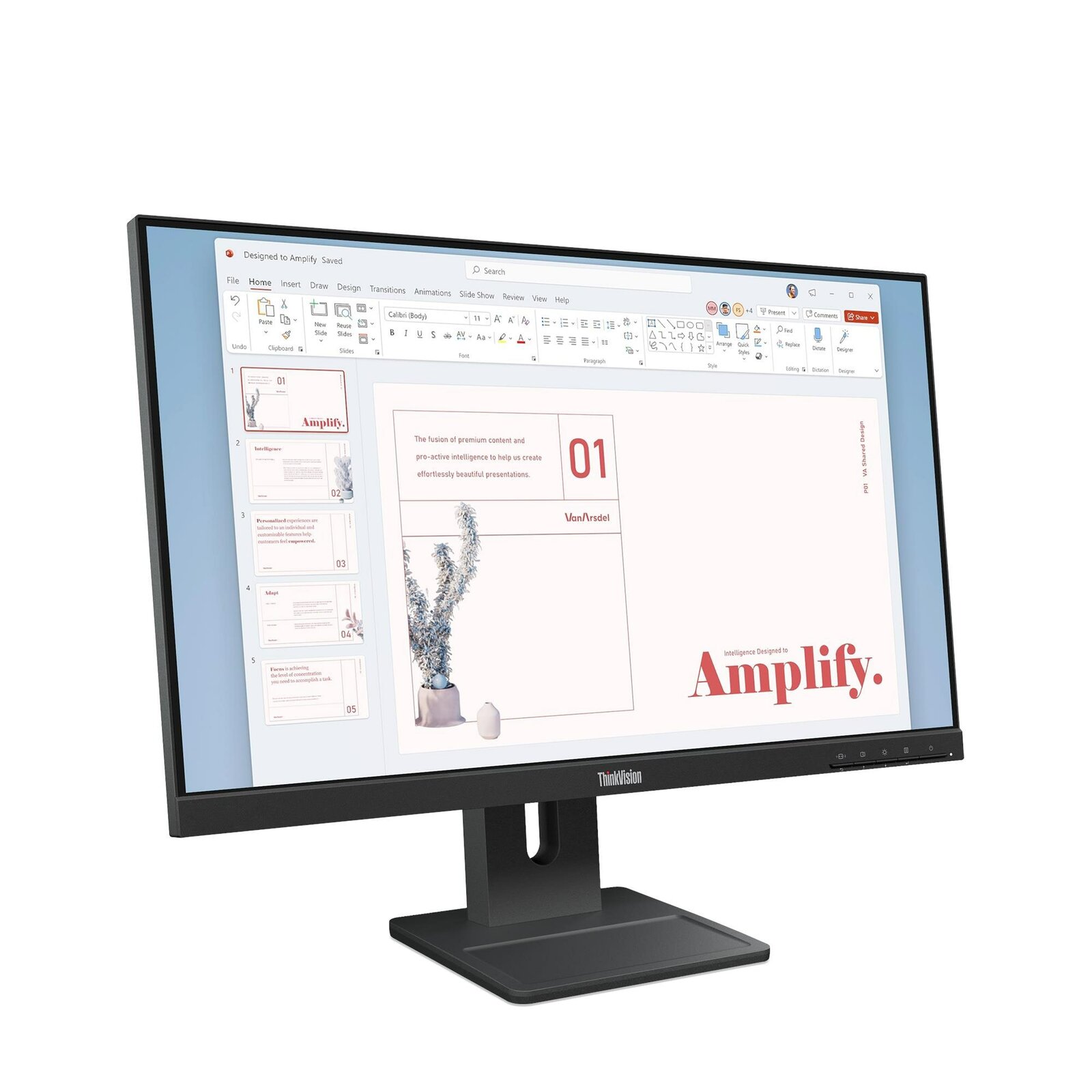Lenovo E24-40 24.0" Business Height Adjust Monitor