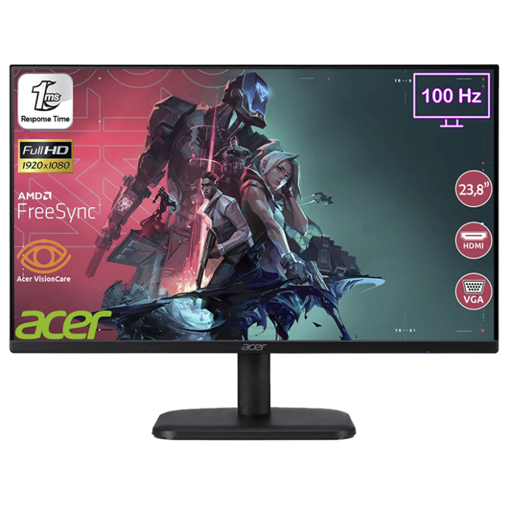 Acer EK241YE 23.8" FHD IPS LED black