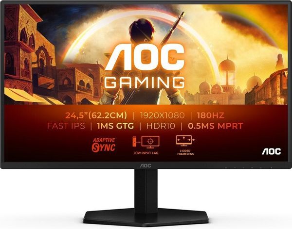 AOC G4 25G42E 24.5" IPS FULL HD GAMING 180HZ BLACK