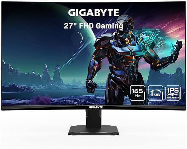 Gigabyte GS27FC 27.0" 180Hz Full HD Curved Black