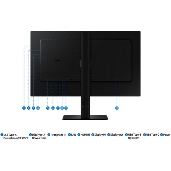 Samsung LS24D600UAUXEN 24.0" ViewFinity IPS 100Hz QHD with Type-C - Image 12