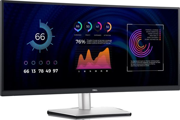 Dell P3424WE 34.0" IPS Curved Quad HD USB-C LAN