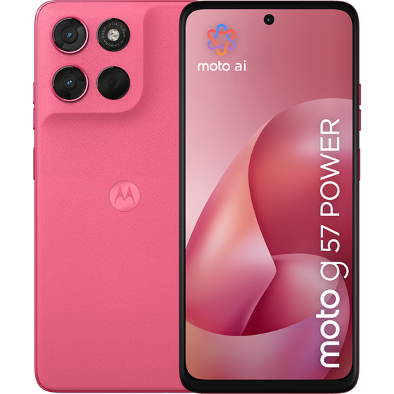 Motorola Moto G57 Power 5G 256GB - PANTONE Pink Lemonade