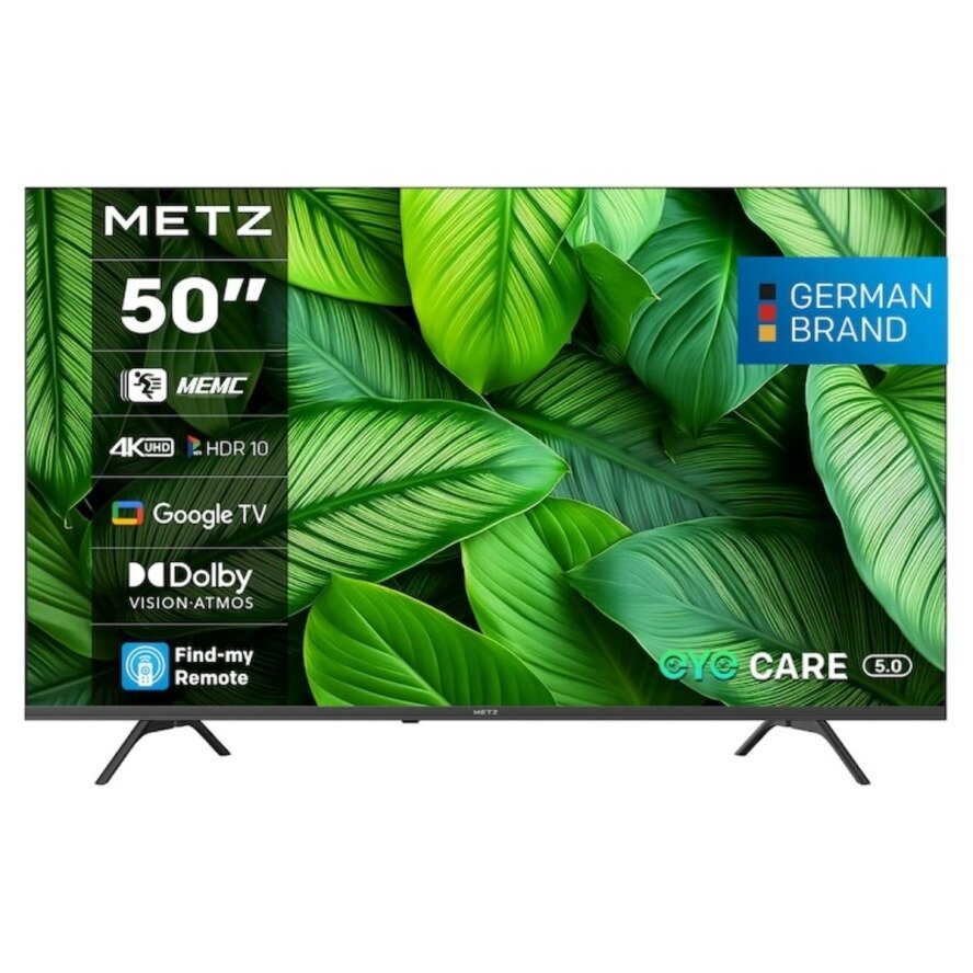 METZ 50MUF7000Z LED 4K Ultra HD Google TV, 50"