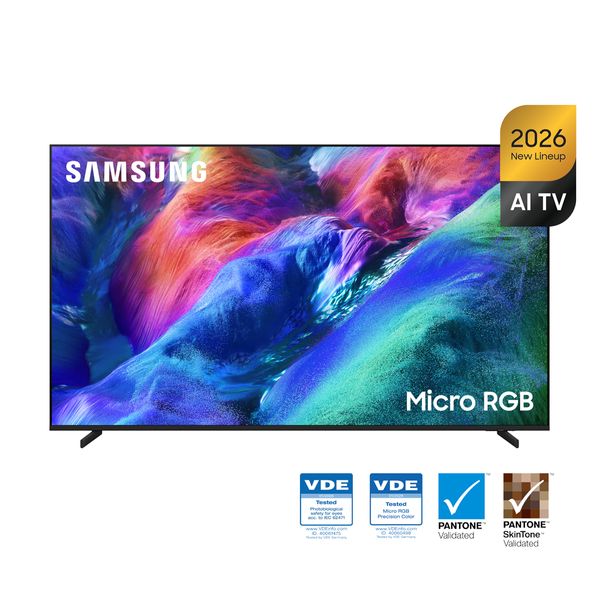 Samsung 85" Micro RGB R85H 4K Vision AI Smart TV