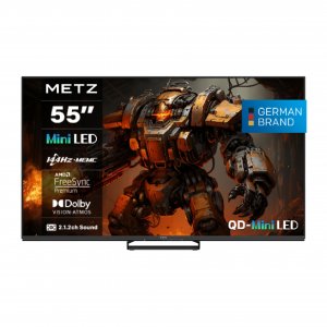 METZ 55MNE8000Z QLED Mini LED 4Κ Google TV, 55"
