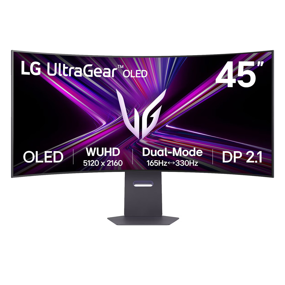 LG UltraGear 45GX950A-B Gaming Monitor 44.5" 5K OLED Curved 165Hz